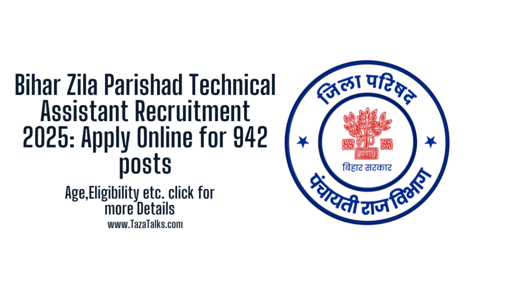 Bihar Panchayat raj recruitment 2025